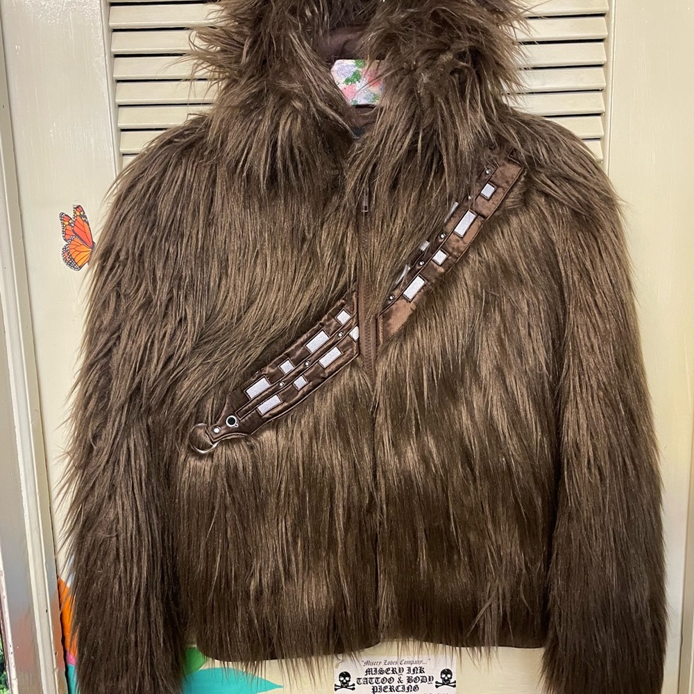 Star Wars Brown Faux Fur Kids Jacket